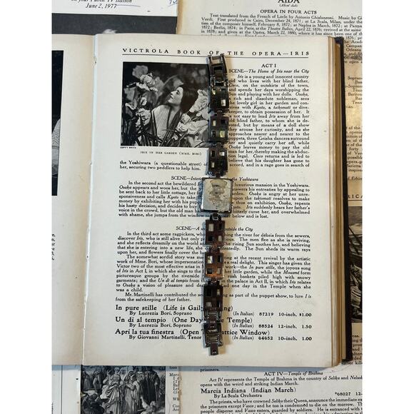 aria sterling silver mother of pearl watch - Picture 2 of 2